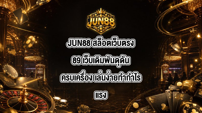 JUN88 สล็อตเว็บตรง89